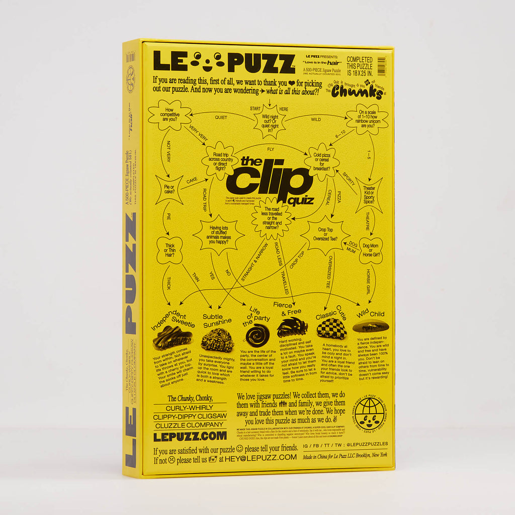 Le Puzz | Love Is in the Hair, 500 Pieces