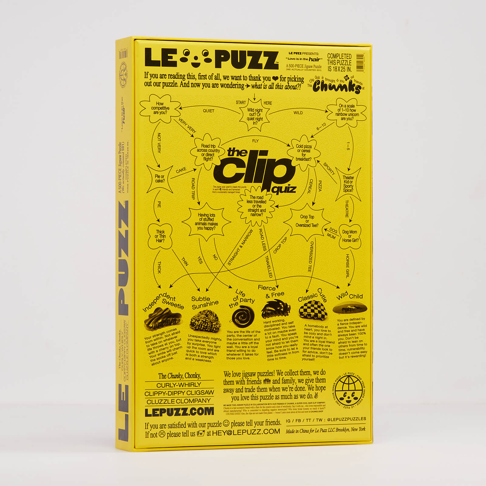 Le Puzz | Love Is in the Hair, 500 Pieces