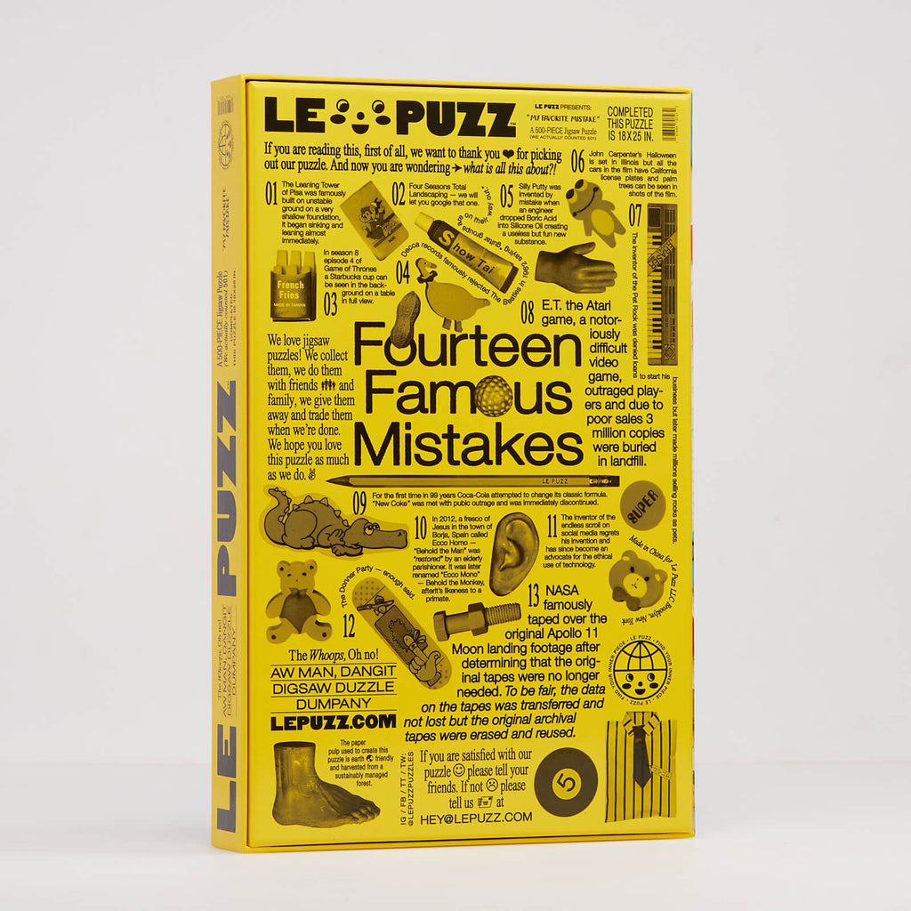 Le Puzz | My Favourite Mistake, 500 Pieces