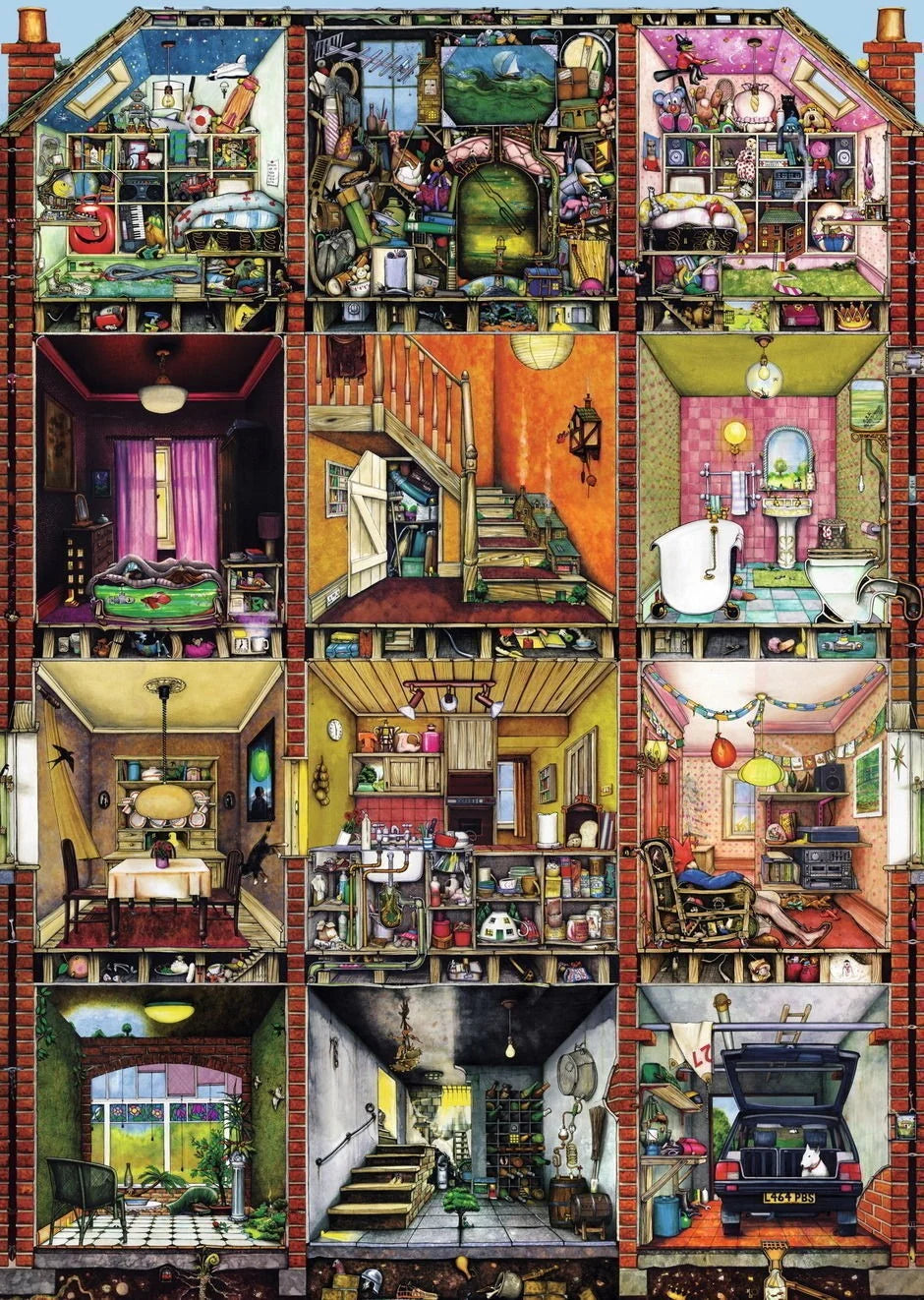 Higgledy Piggledy House, 1000 Pieces