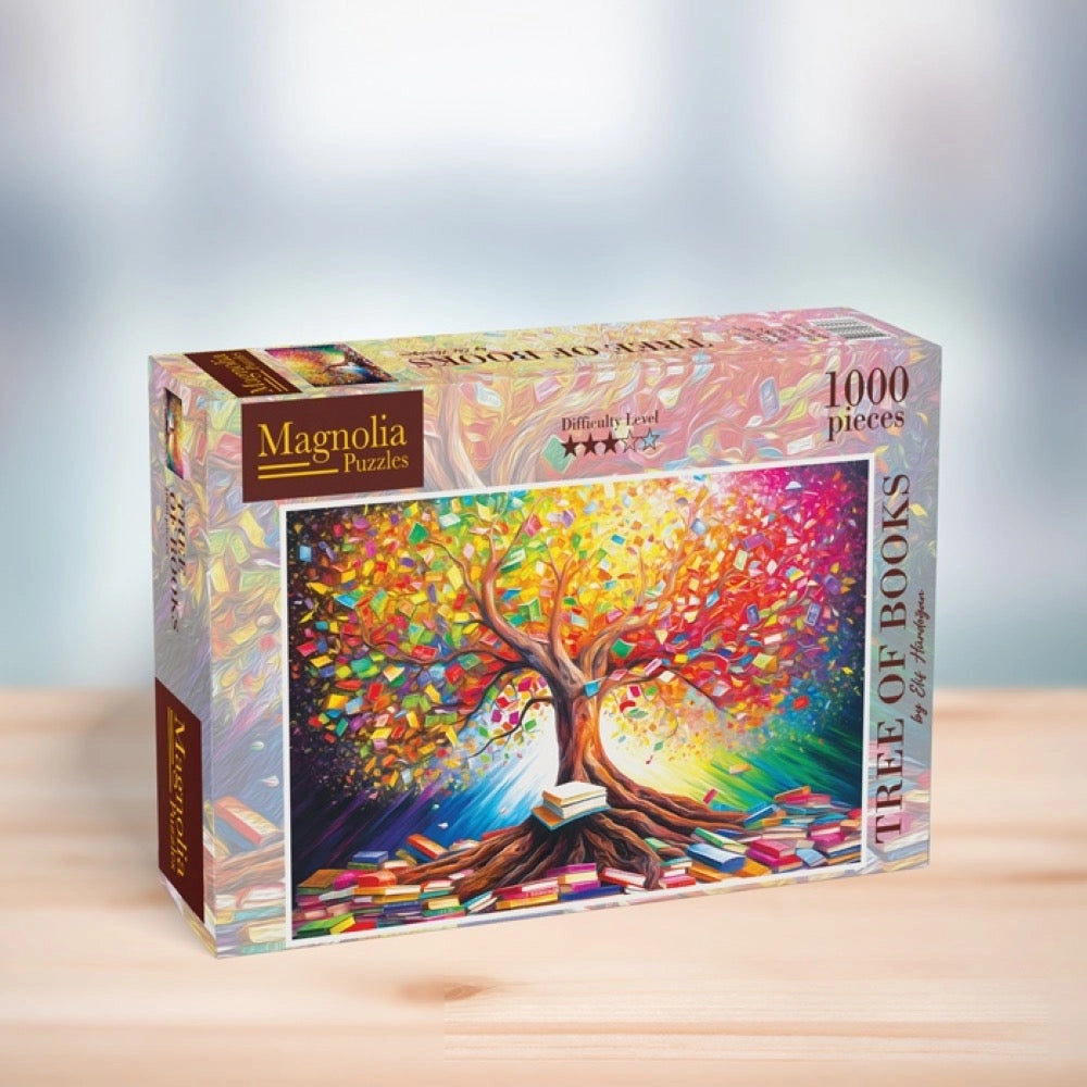 Magnolia | Tree of Books Jigsaw Puzzle, 1000 Pieces