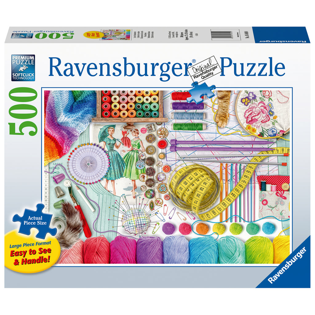 Ravensburger | Needlework Station Puzzle, 500 Pieces