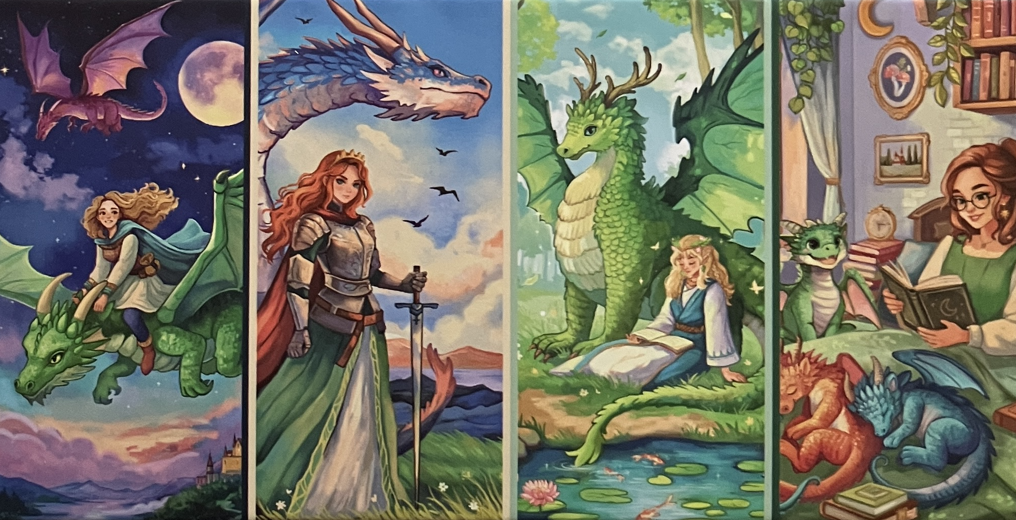 Treasury of Dragons Mini Puzzle Set | 99 Pieces