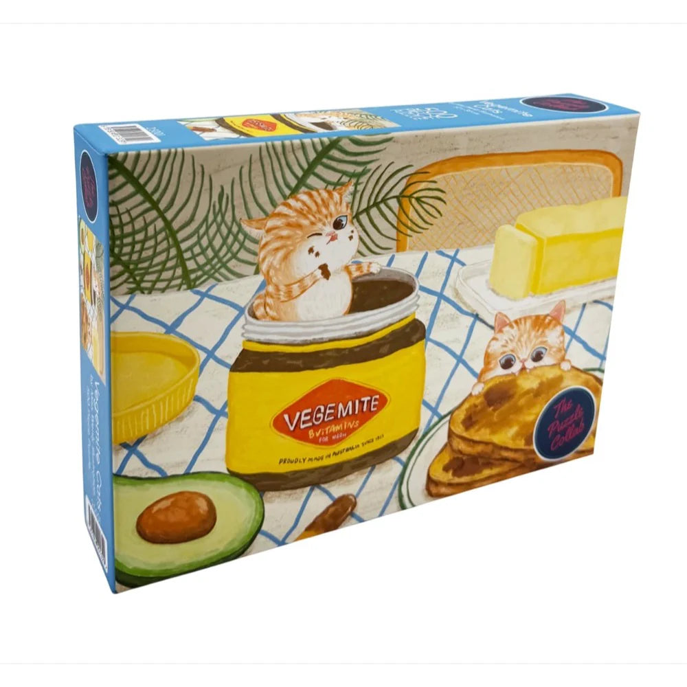 The Puzzle Collab | Vegemite and Cats Jigsaw Puzzle, 500 Pieces