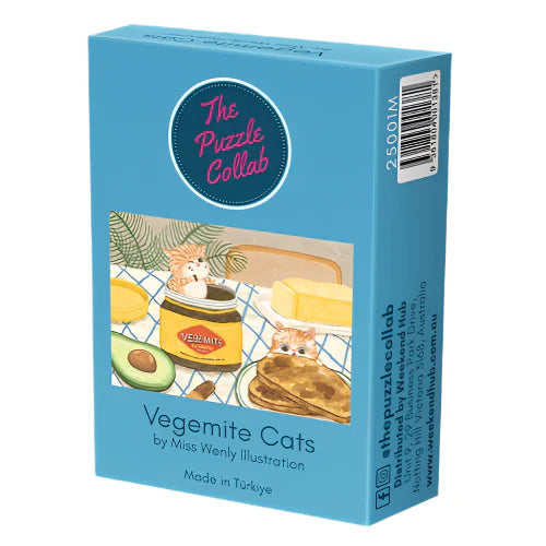The Puzzle Collab | Vegemite and Cats, 99 Piece Micro Puzzle