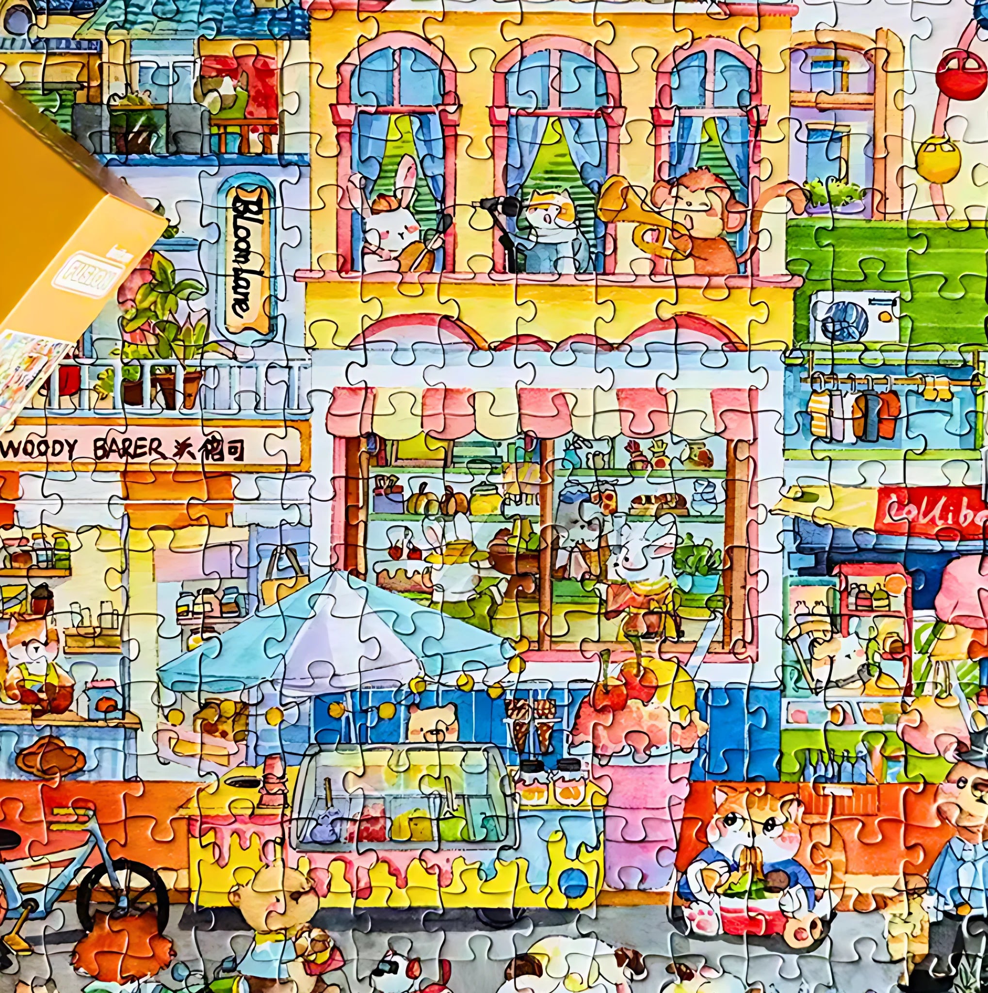 Botop Fusion | Animal Street Jigsaw Puzzle, 500 Pieces