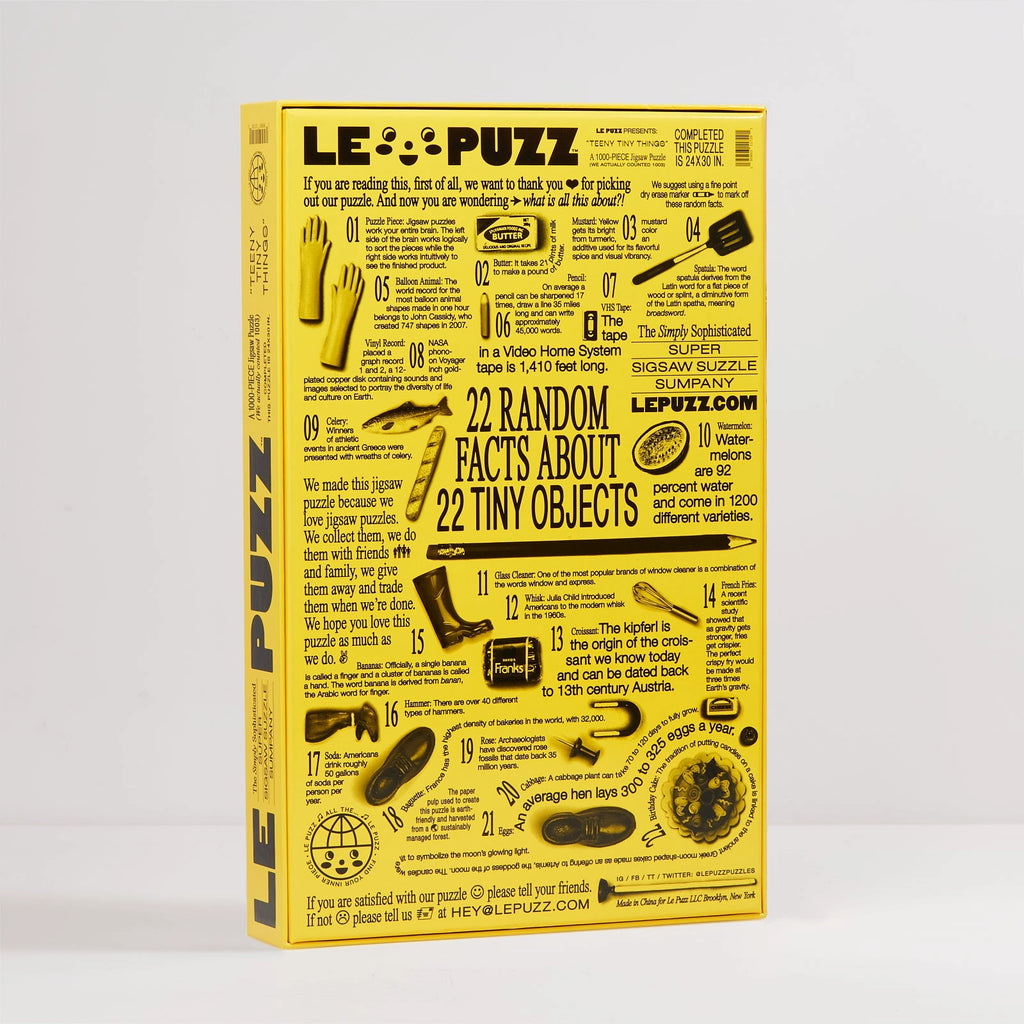 Le Puzz | Teeny Tiny Things, 1000 Pieces