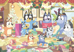Ravensburger | Bluey Christmas Giant Floor Puzzle, 24 Pieces