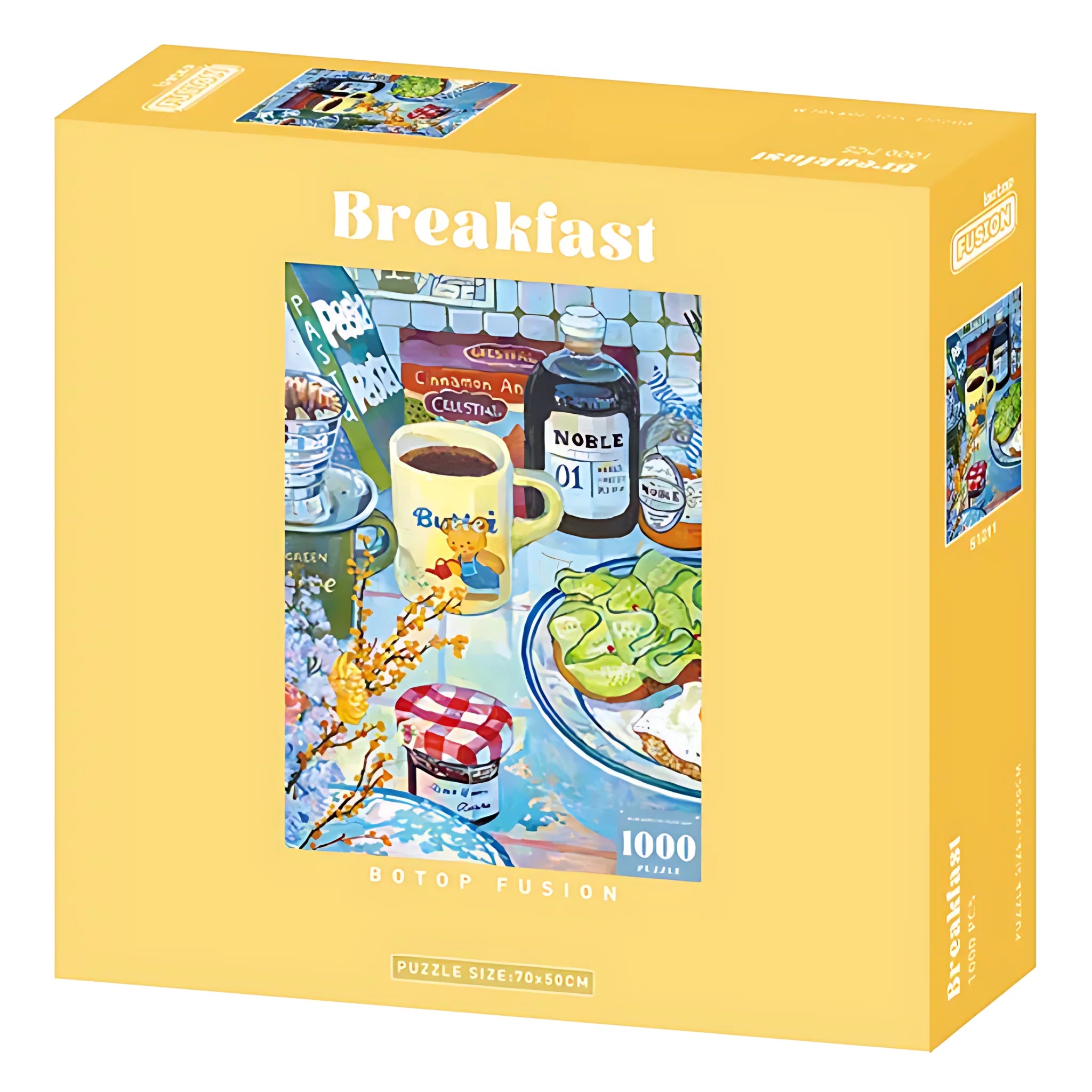 Botop Fusion | Breakfast Jigsaw Puzzle, 1000 Pieces