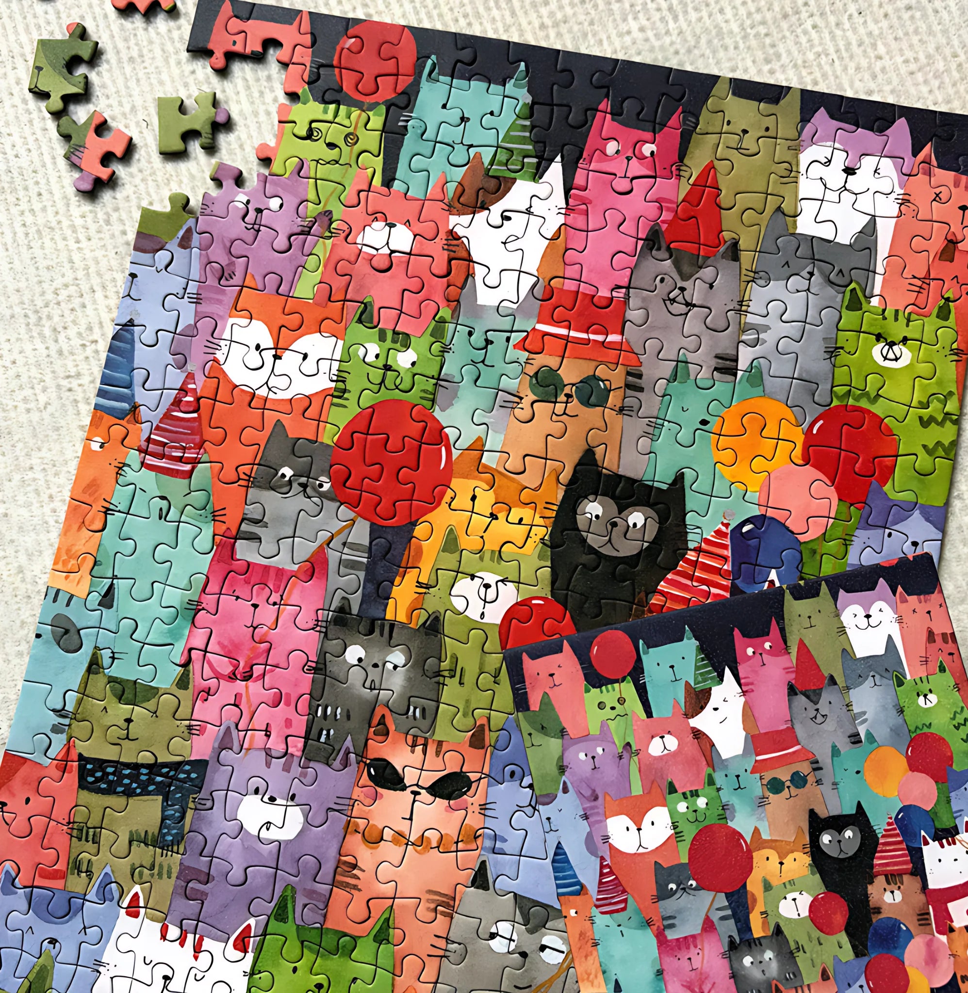Botop | Cat Party Jigsaw Puzzle, 300 Pieces