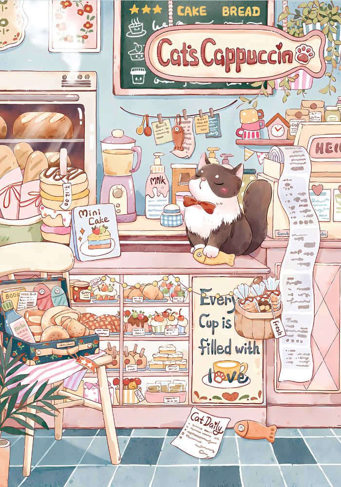 Cat Cafe Puzzle