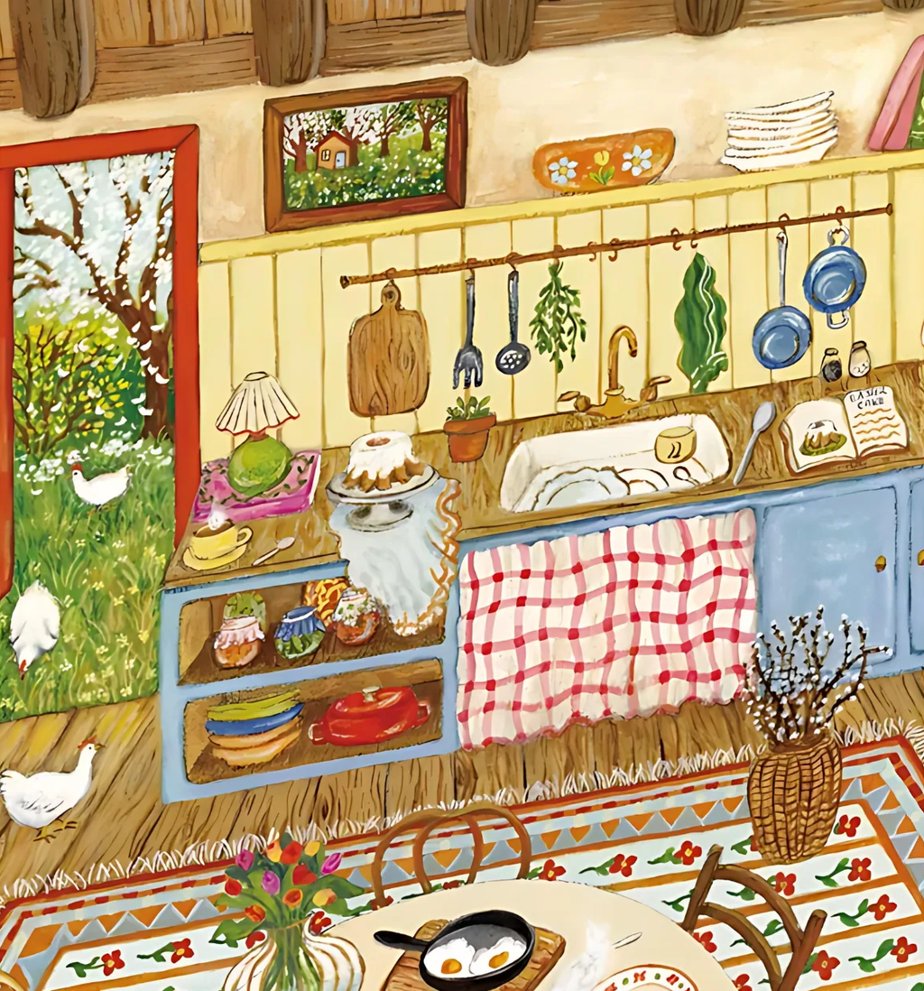 Cottage Kitchen, 500 Pieces