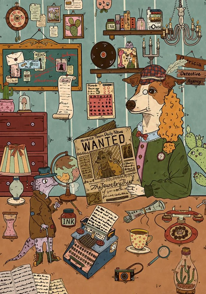 Botop Fusion | Dog Detective Jigsaw Puzzle, 500 Pieces