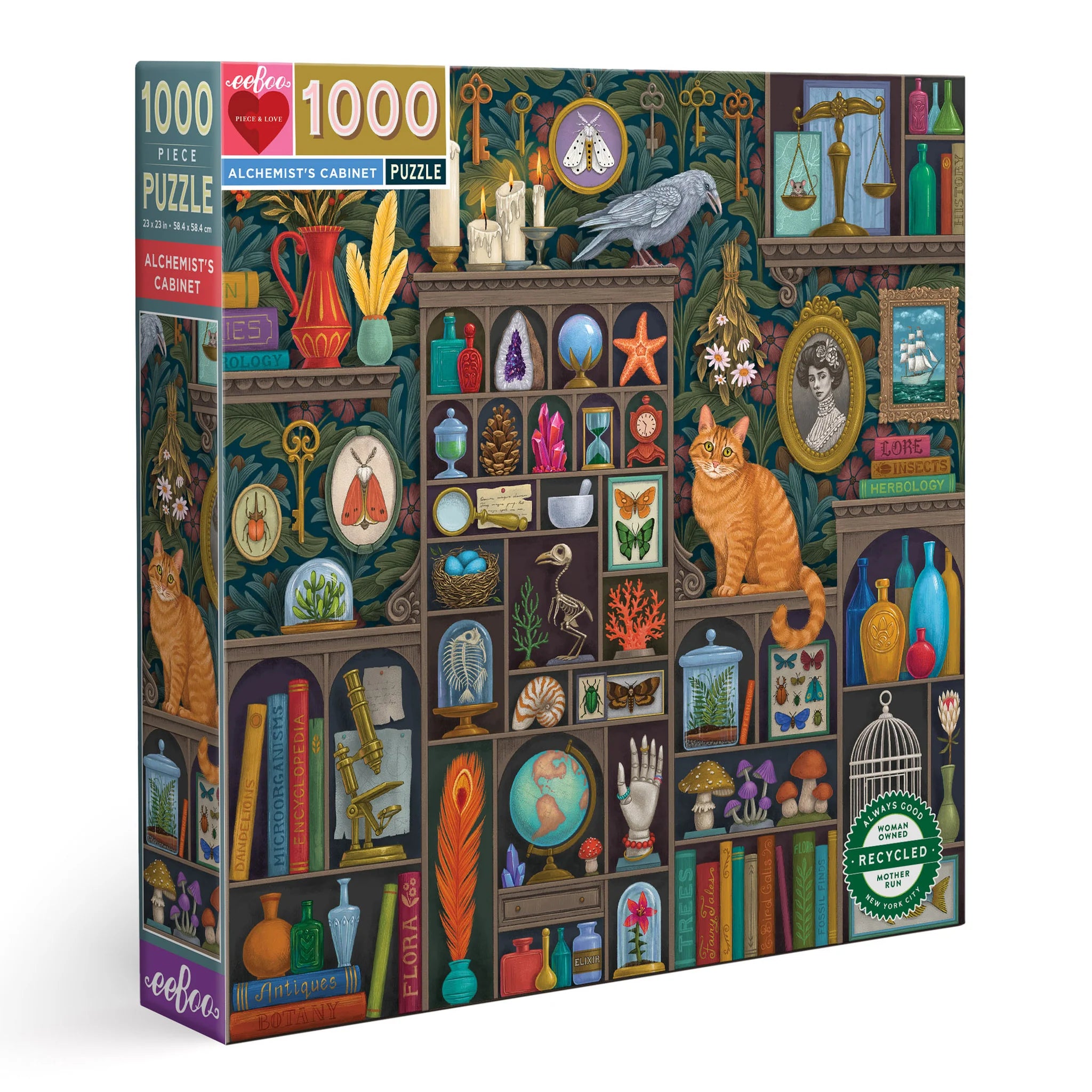 eeBoo | Alchemist's Cabinet Jigsaw Puzzle, 1000 Pieces