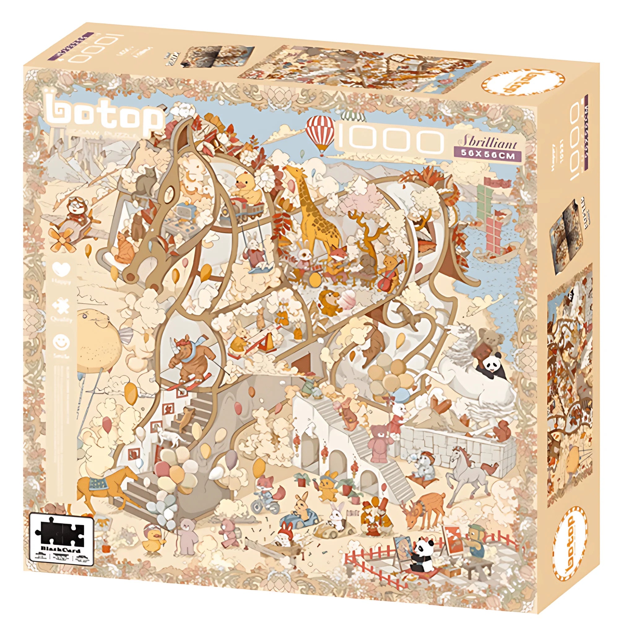 Botop | Happy Jigsaw Puzzle, 1000 Pieces