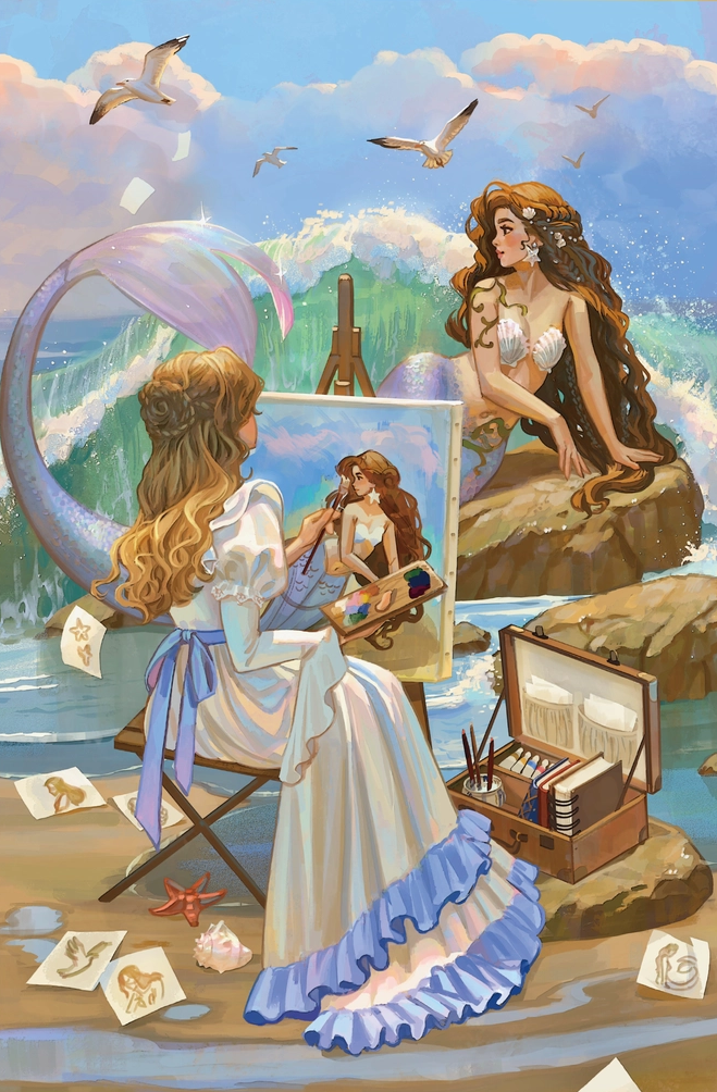 Painting A Mermaid | 1000 Pieces