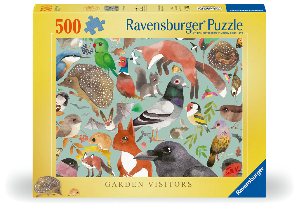 Garden Visitors, 500 Pieces