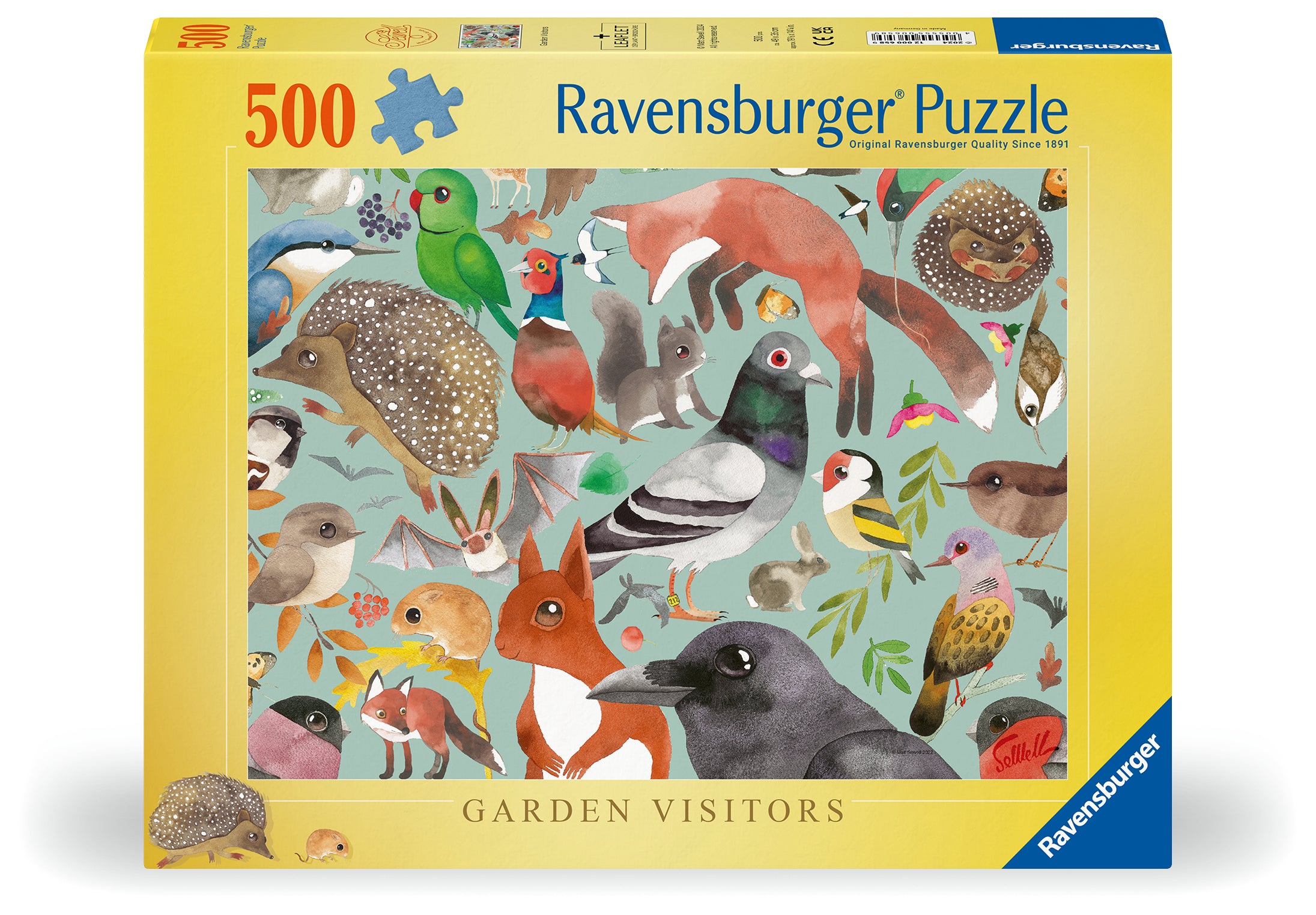 Garden Visitors, 500 Pieces