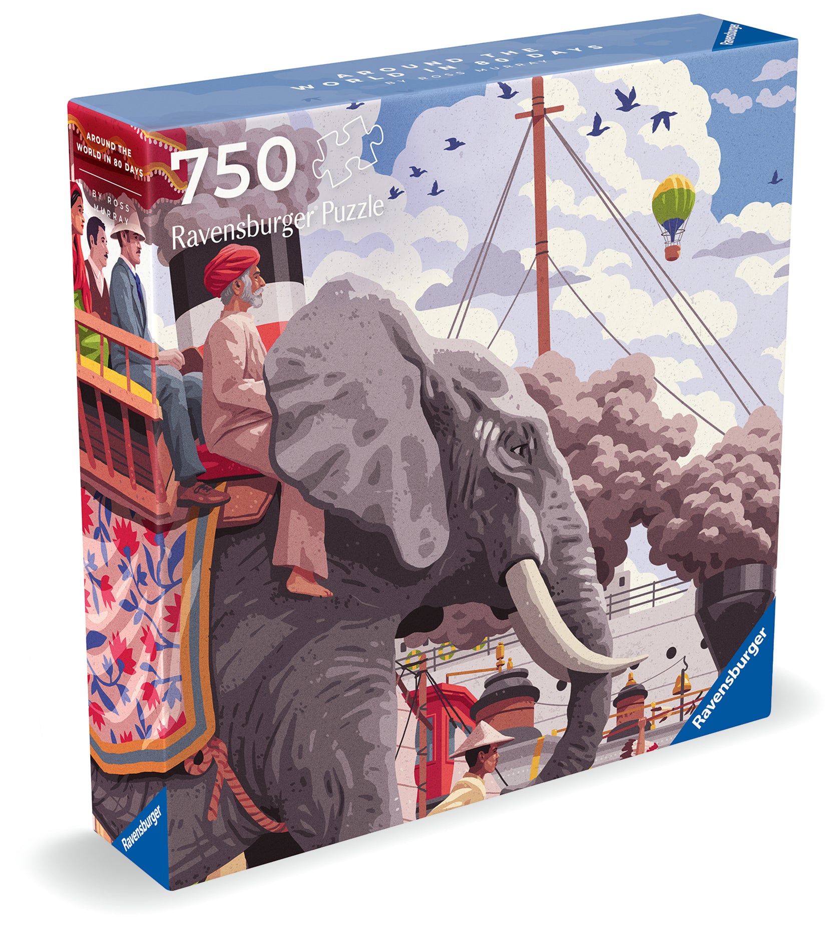 Ravensburger | Around the World in 80 Days Art & Soul Puzzle, 750 Pieces
