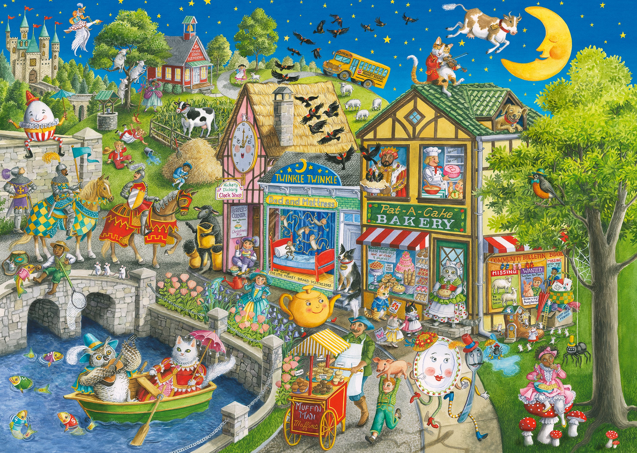 Mother Gooseville, 1000 Pieces