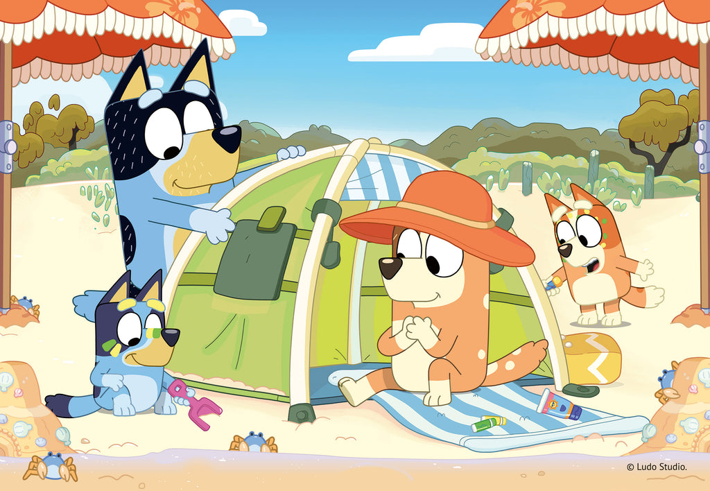 Ravensburger | Bluey Beach Day! Jigsaw Puzzle, 35 Pieces