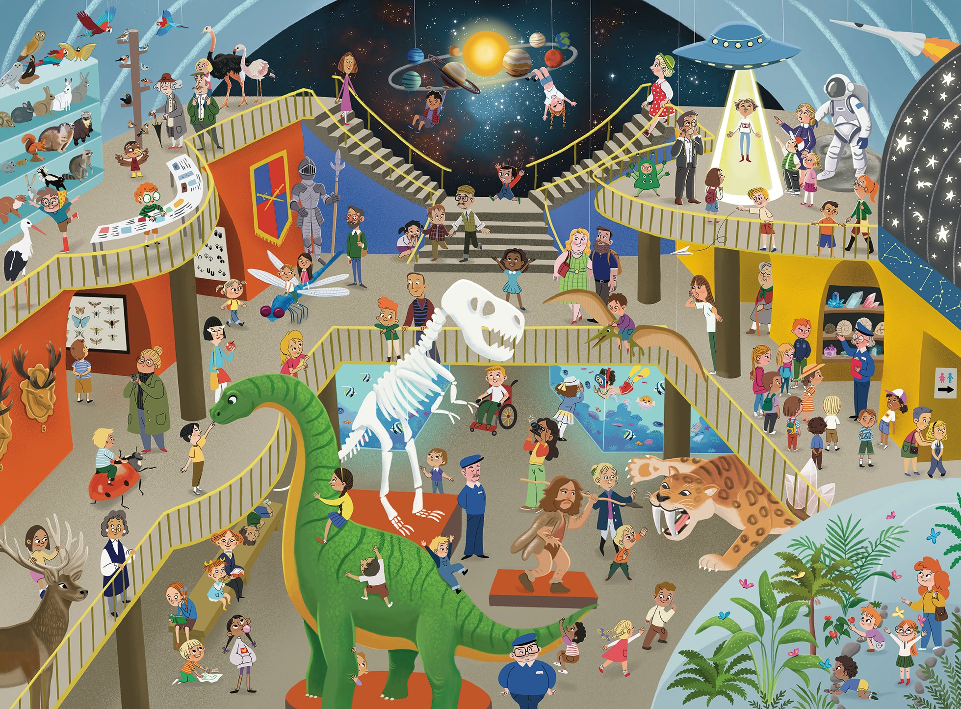 Museum of Natural Science XXL Puzzle, 200 Pieces