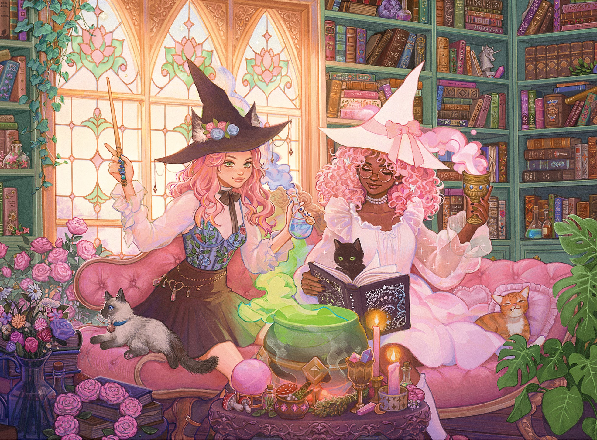 Ravensburger | Enchanting Library XXL Jigsaw Puzzle, 200 Pieces