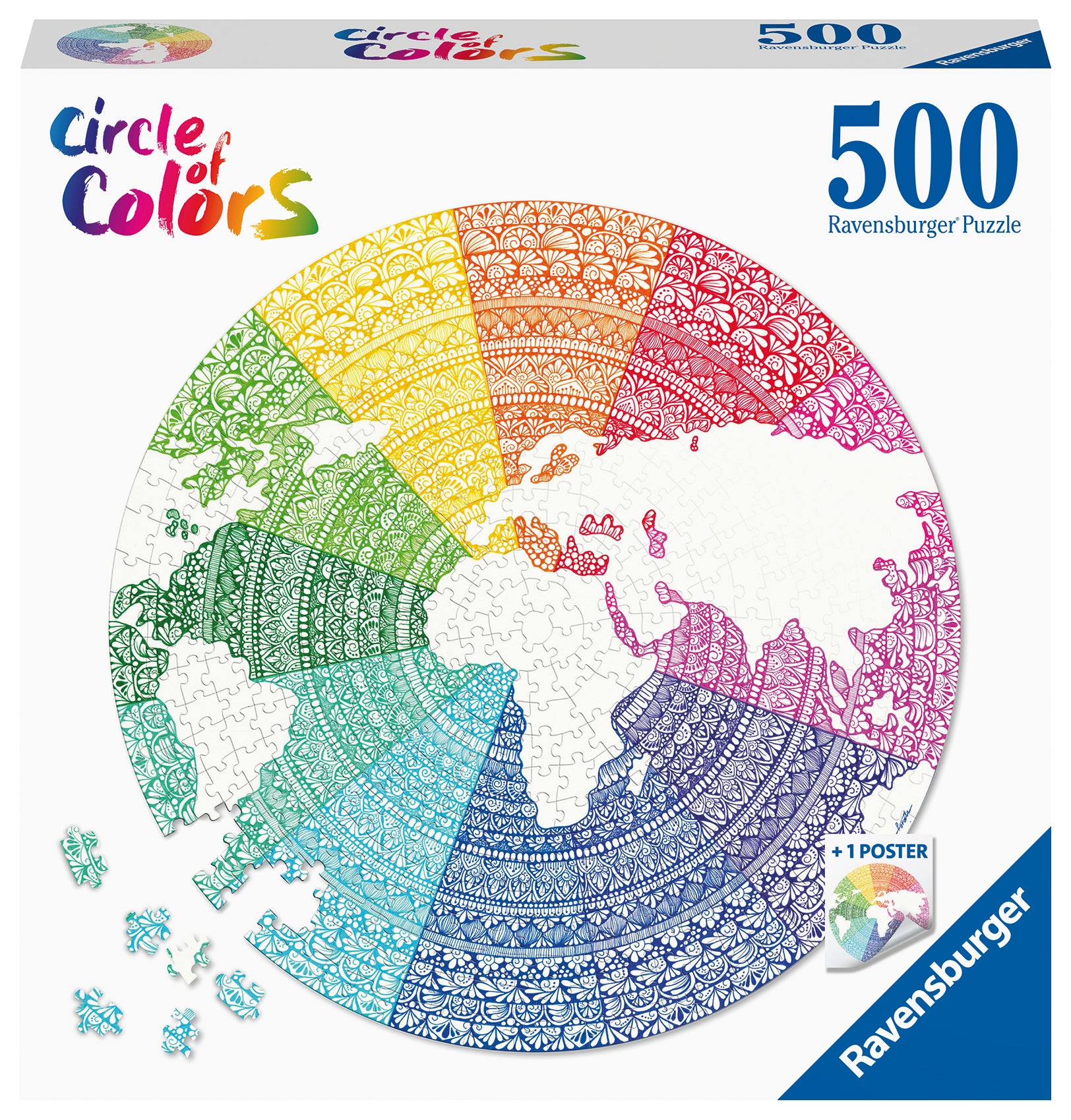 Mandala, Circle of Colours | 500 Pieces