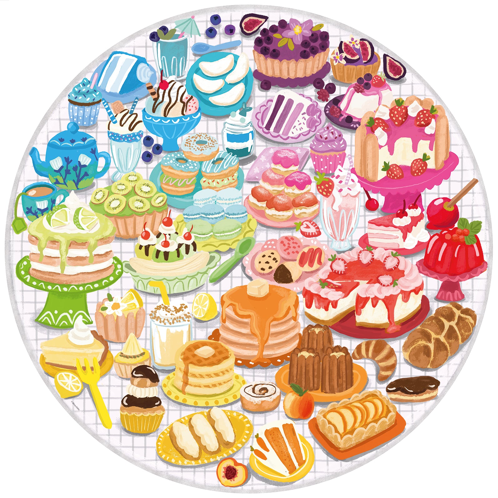 Desserts & Pastries, Circle of Colours