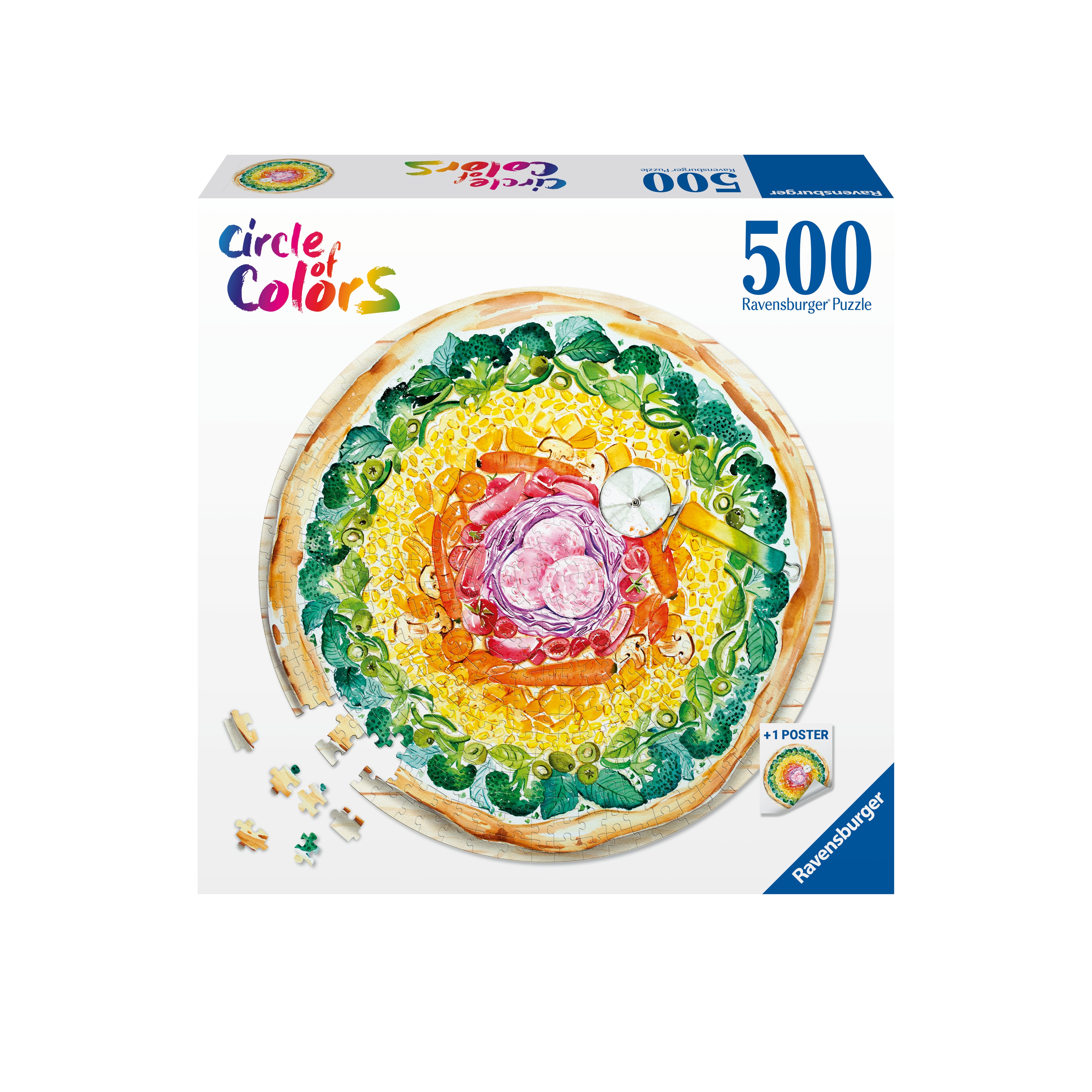 Pizza, Circle of Colours | 500 Pieces