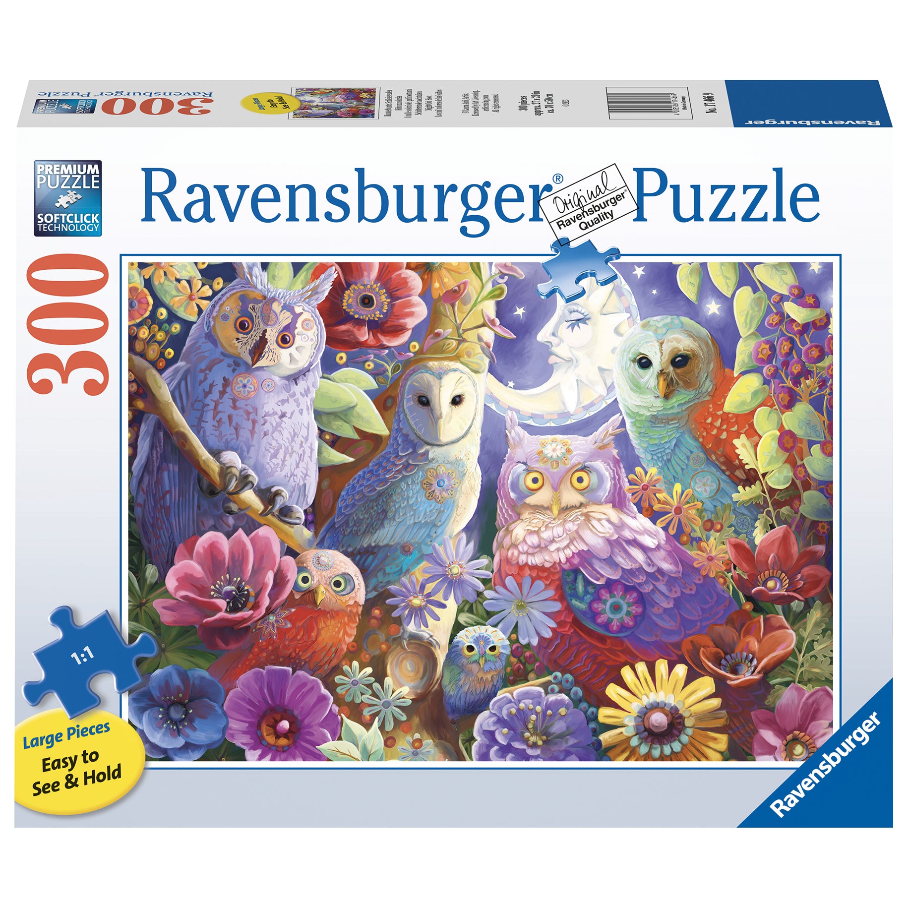 Ravensburger | Night Owl Hoot Puzzle, 300 Pieces