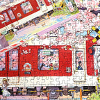 Botop | Sakura Train Jigsaw Puzzle, 300 Pieces