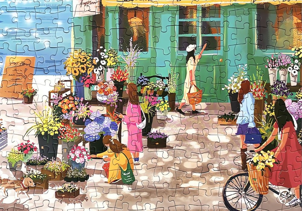 Botop | Seaside Flower Jigsaw Puzzle, 1000 Pieces