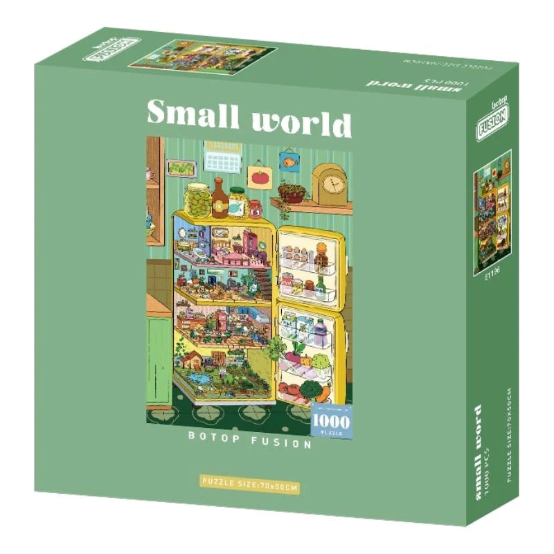 Botop Fusion | Small World Jigsaw Puzzle, 1000 Pieces